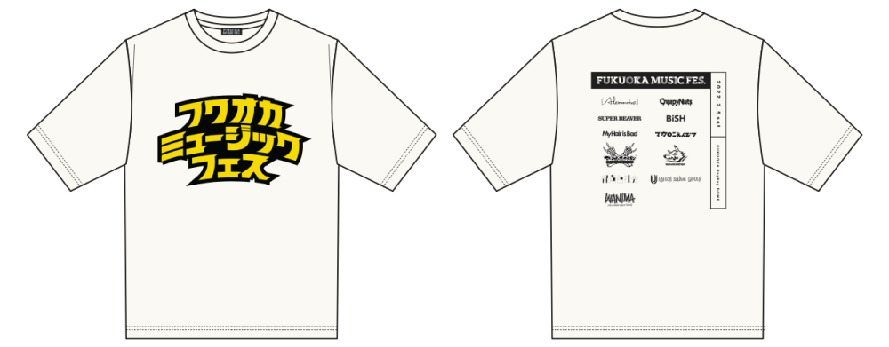 オフィシャルTシャツ  WHITE